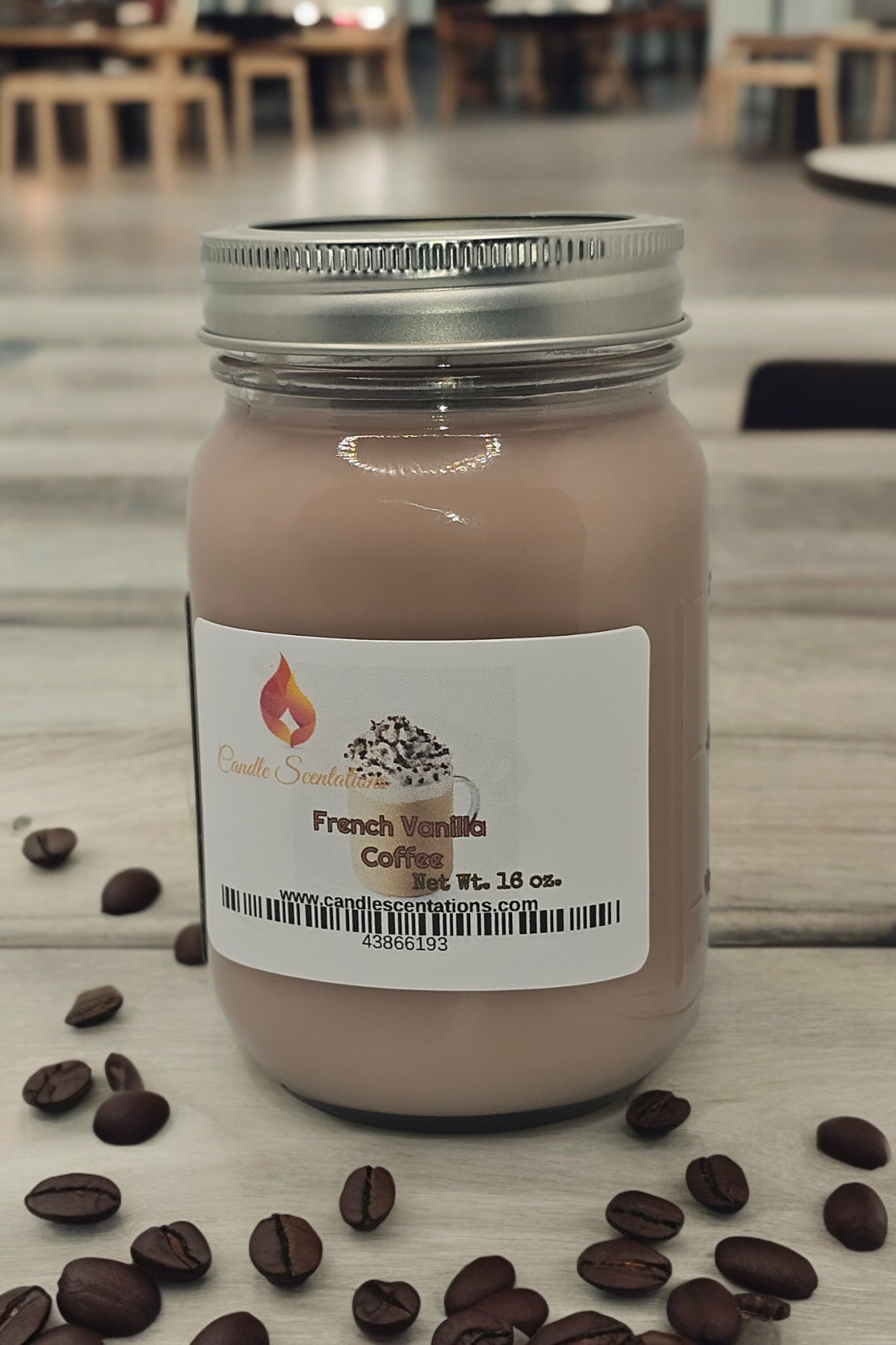 French Vanilla Coffee 16 oz. Candle
