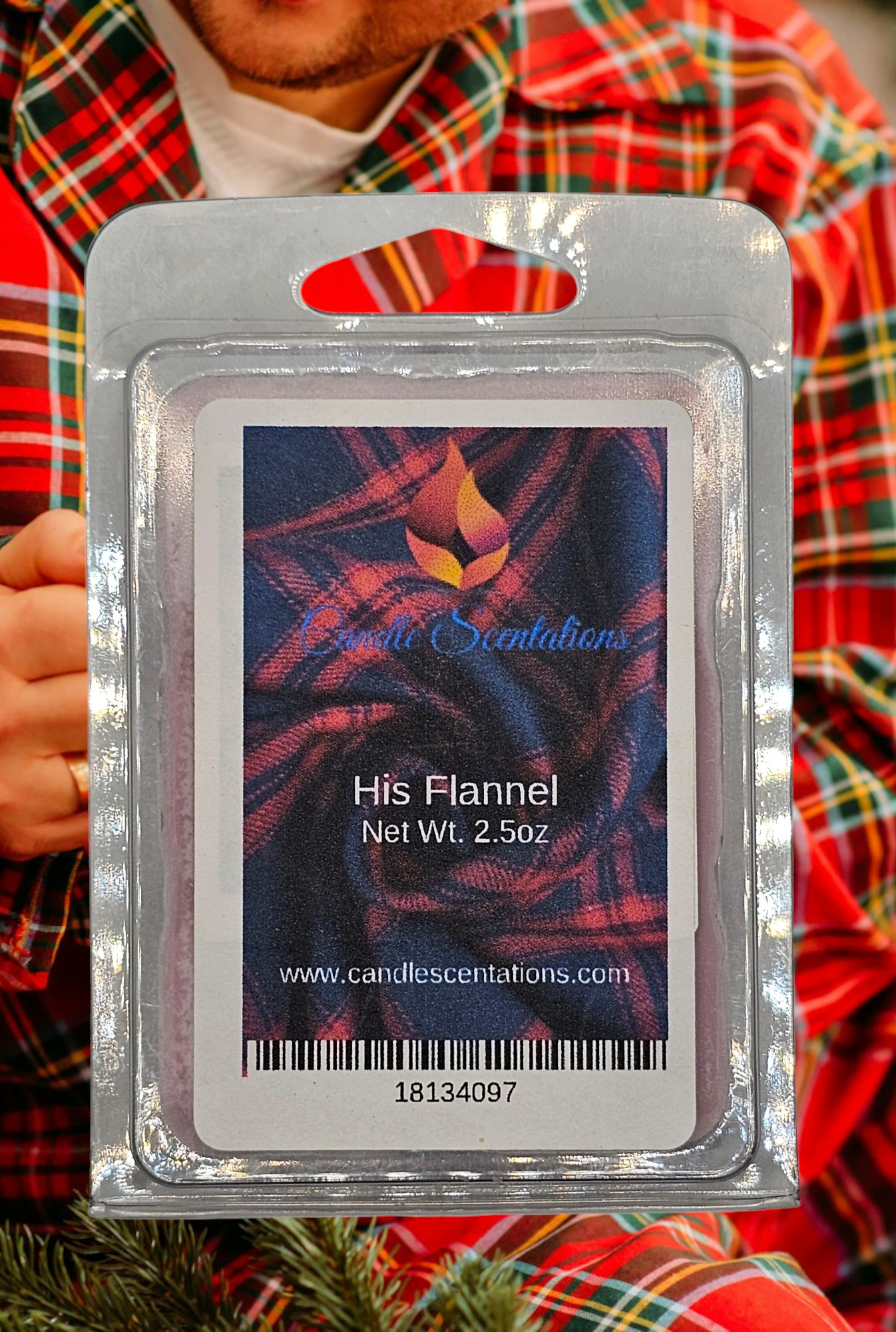 His Flannel 2.5oz. Wax Melt