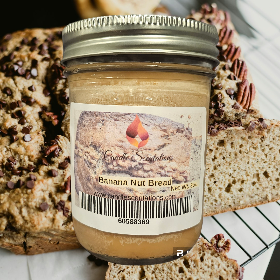 Banana Nut Bread 8oz. Candle