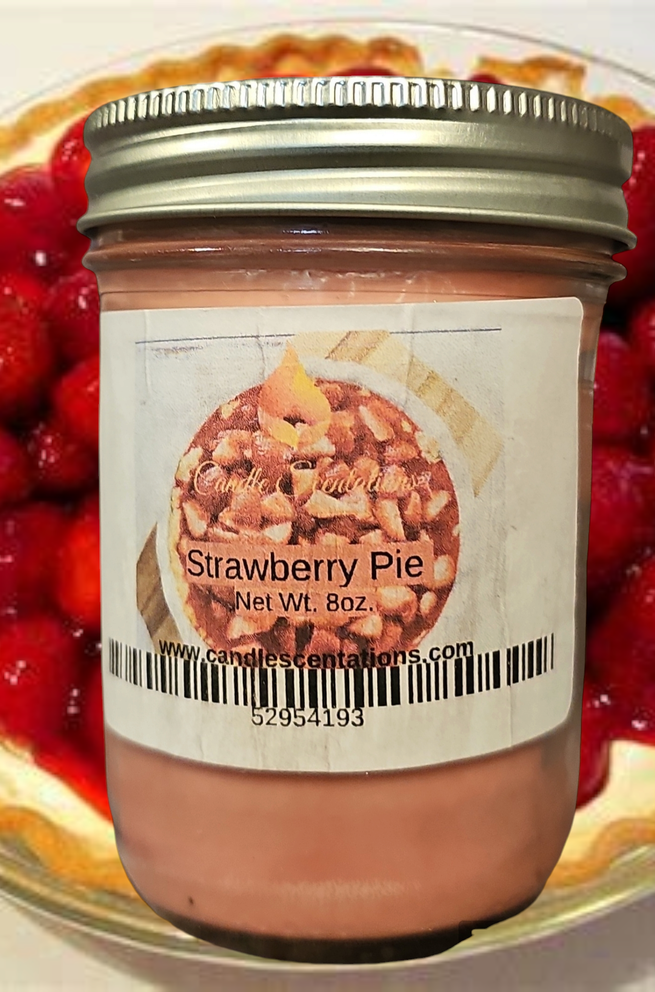 Strawberry Pie 8oz. Candle