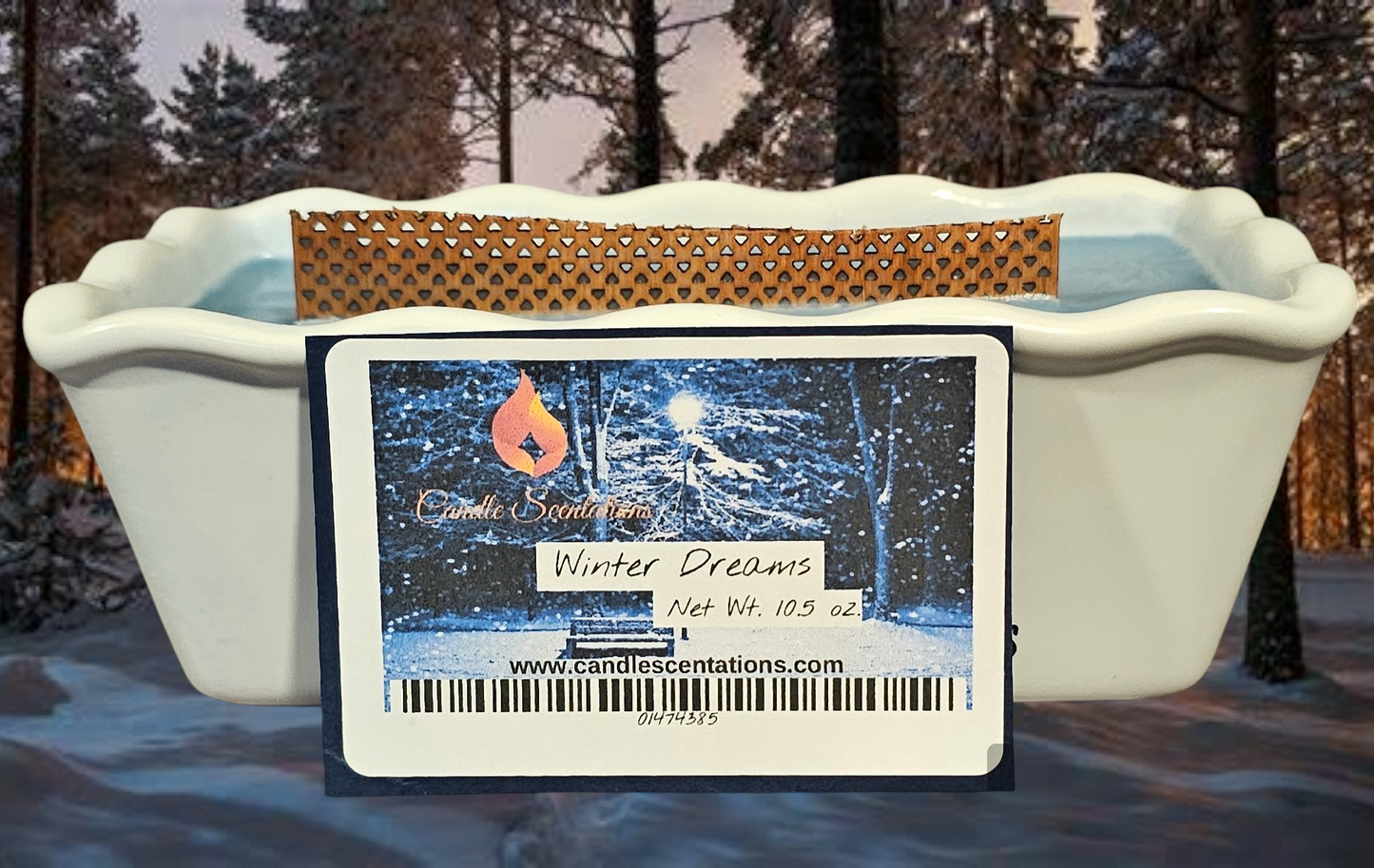 Winter Dreams 10.5oz. Candle with crackle wick