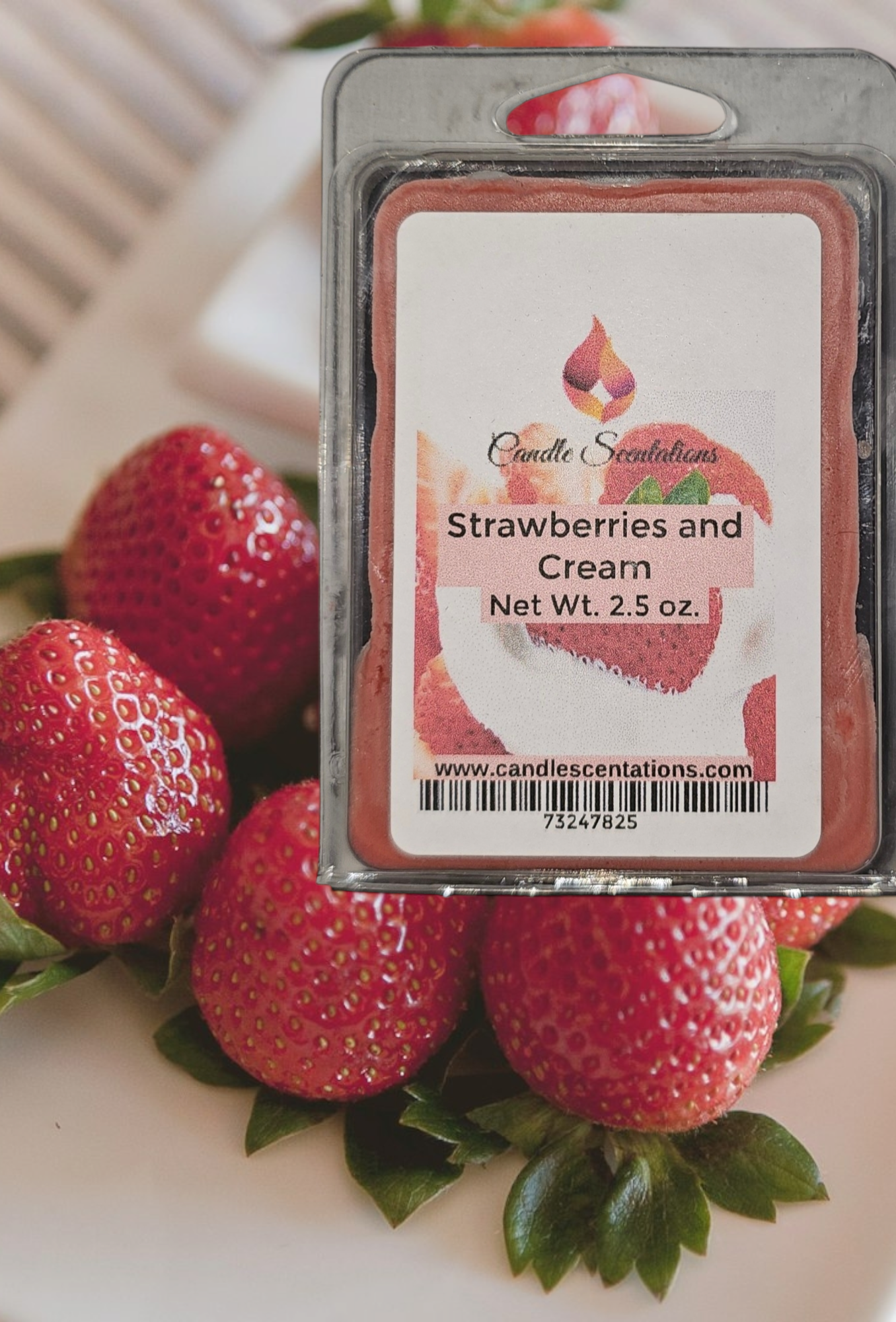 Strawberries and Cream 2.5oz. Wax Melt