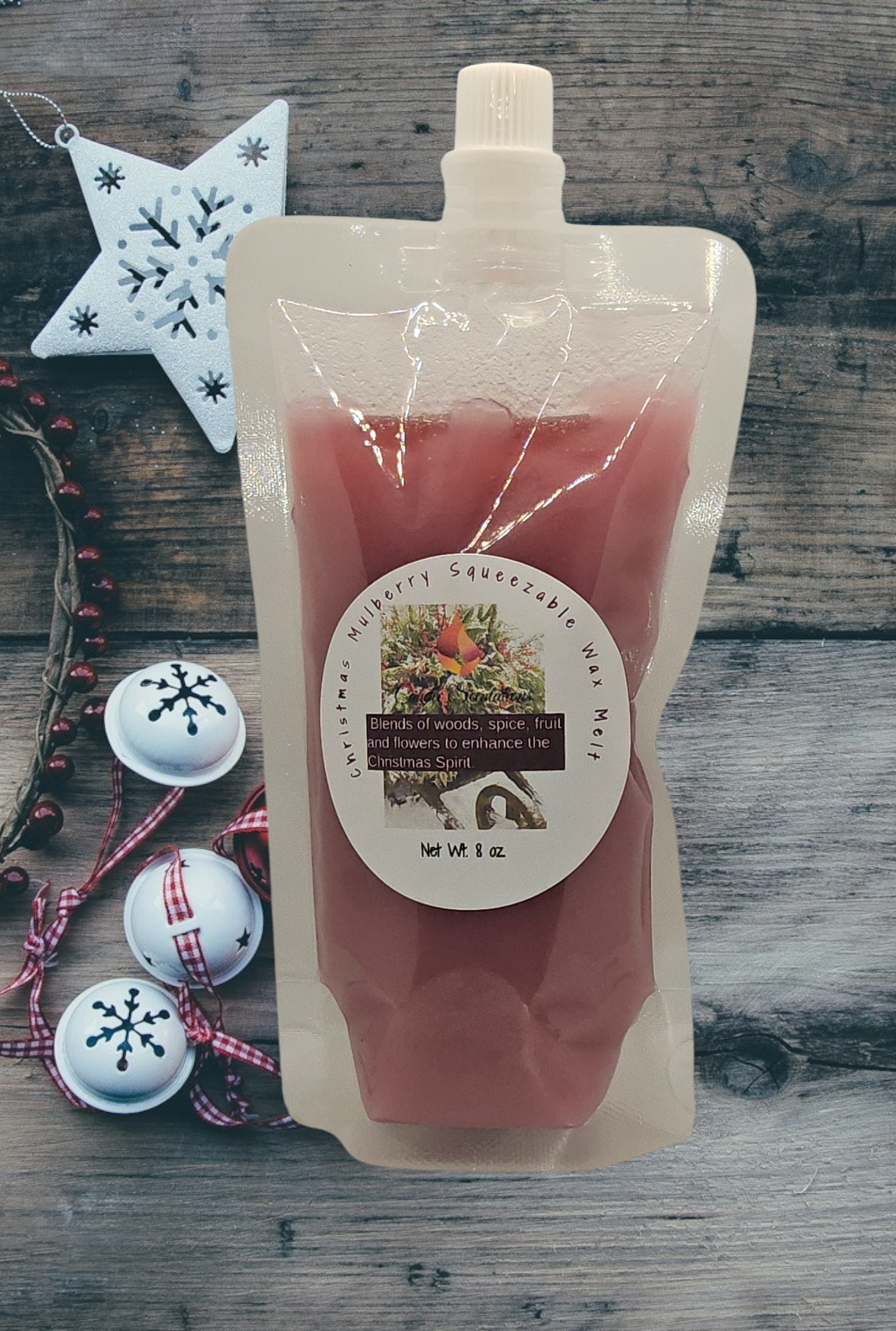 Christmas Mulberry 8 oz. Squeezable Wax Melt