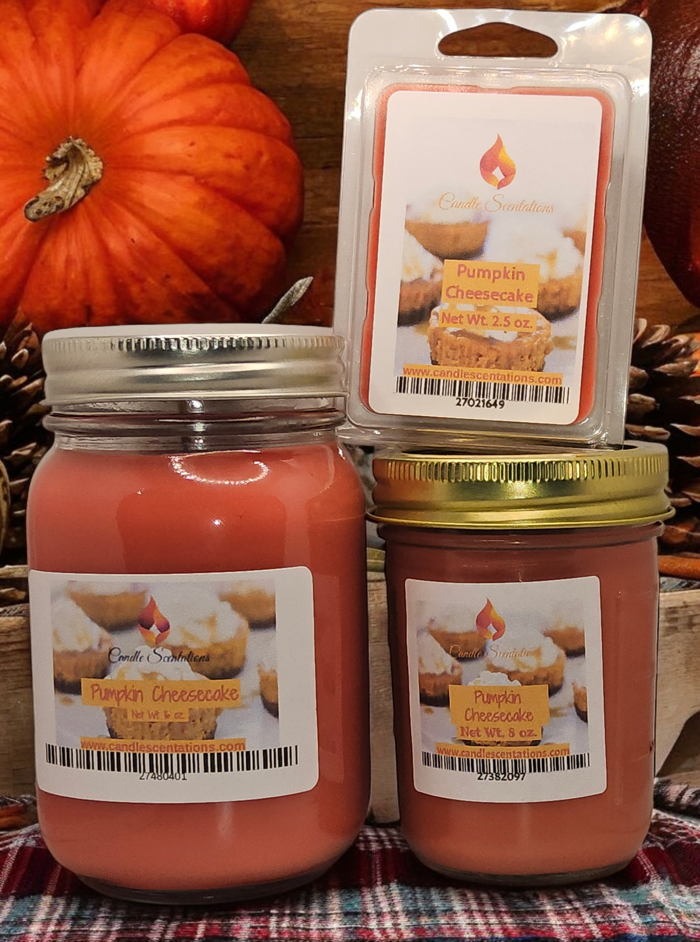 Pumpkin Cheesecake 8 oz. Candle