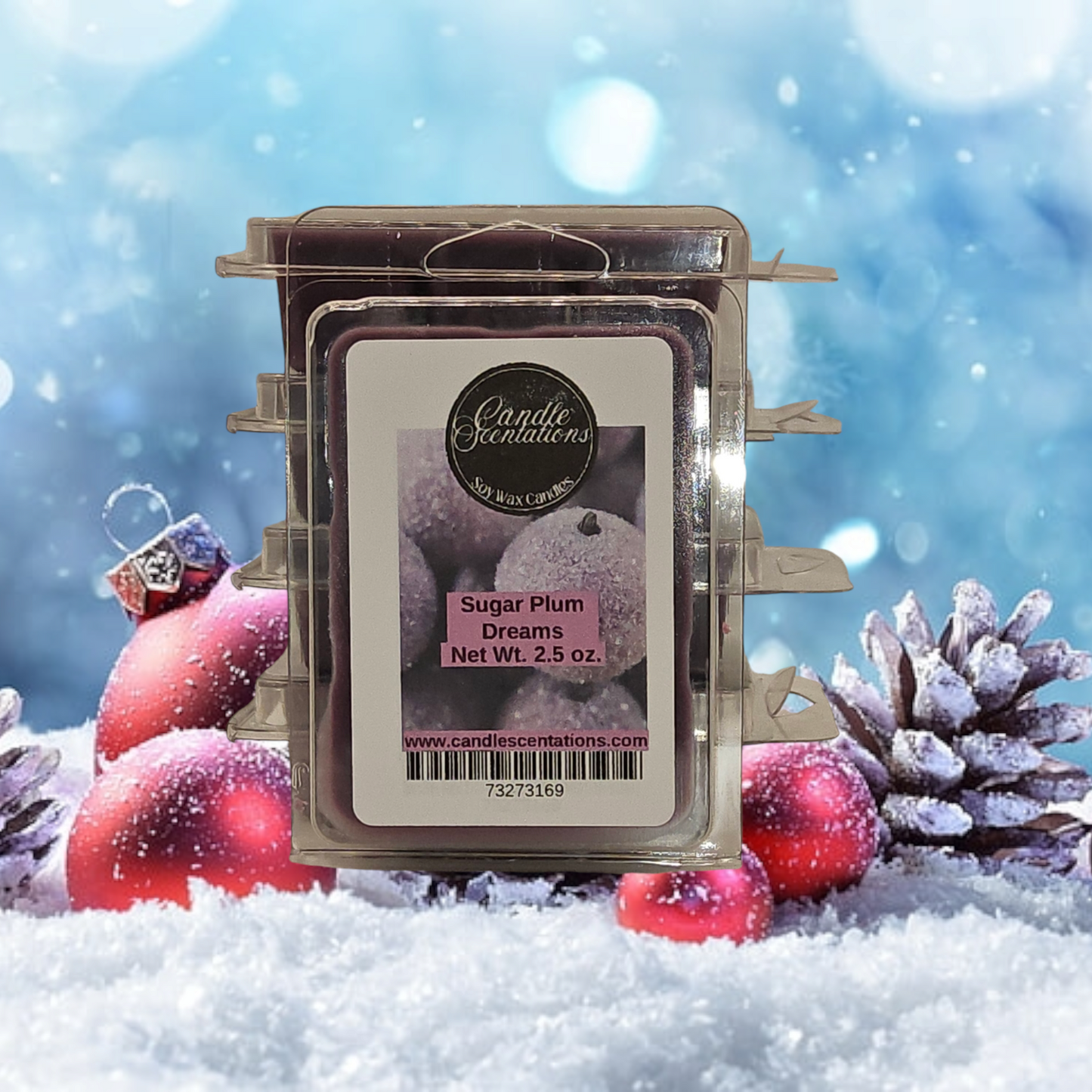 Sugar Plum Dreams 2.5oz. Wax Melt