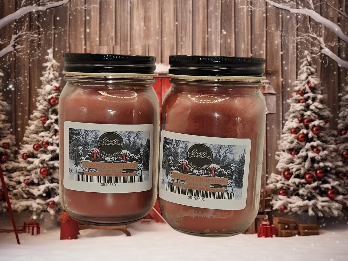 Country Christmas 16oz. Candle