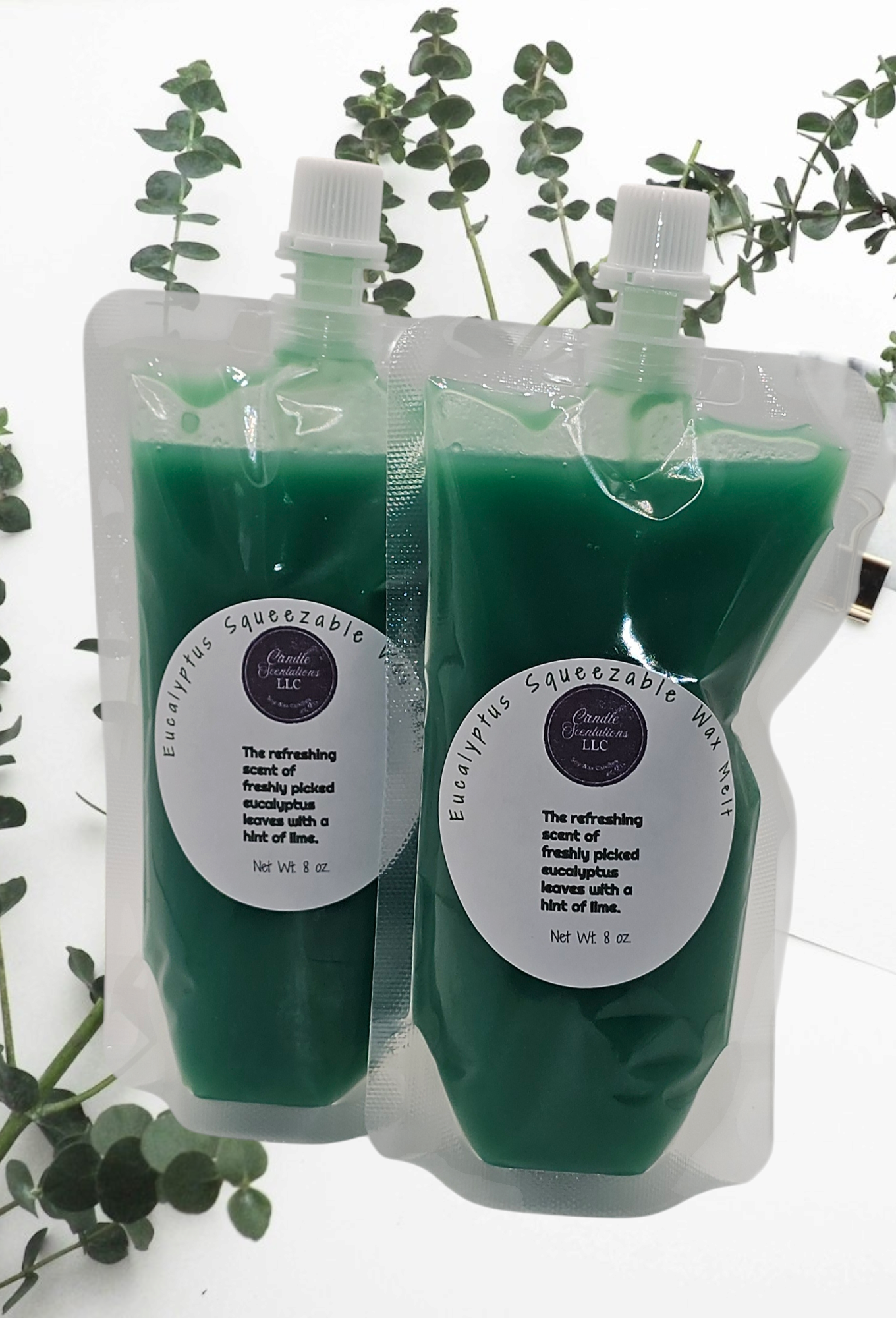 Eucalyptus 8 oz. Squeeazable Wax Melt