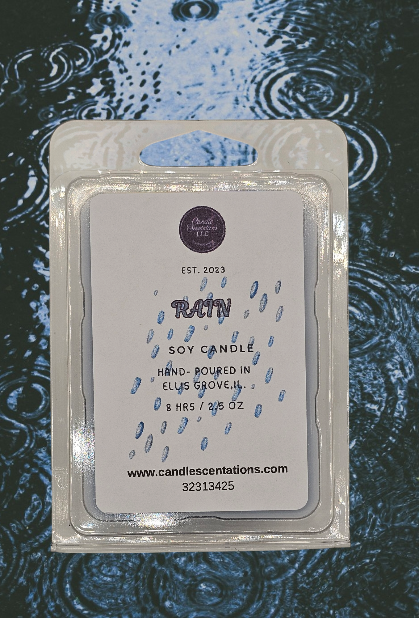 Rain 2.5 oz. Wax Melt