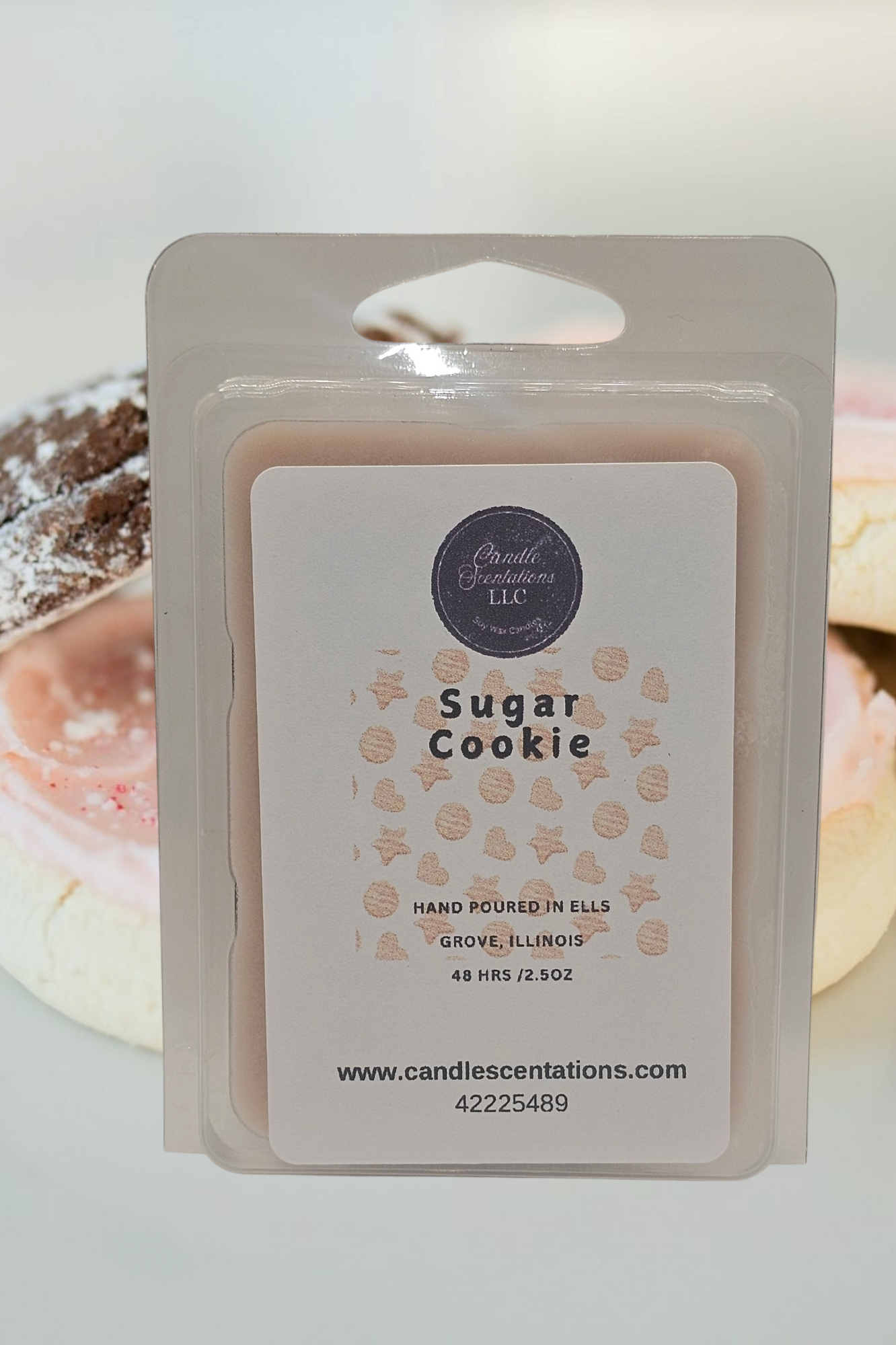 Sugar Cookies 2.5oz. Wax Melt