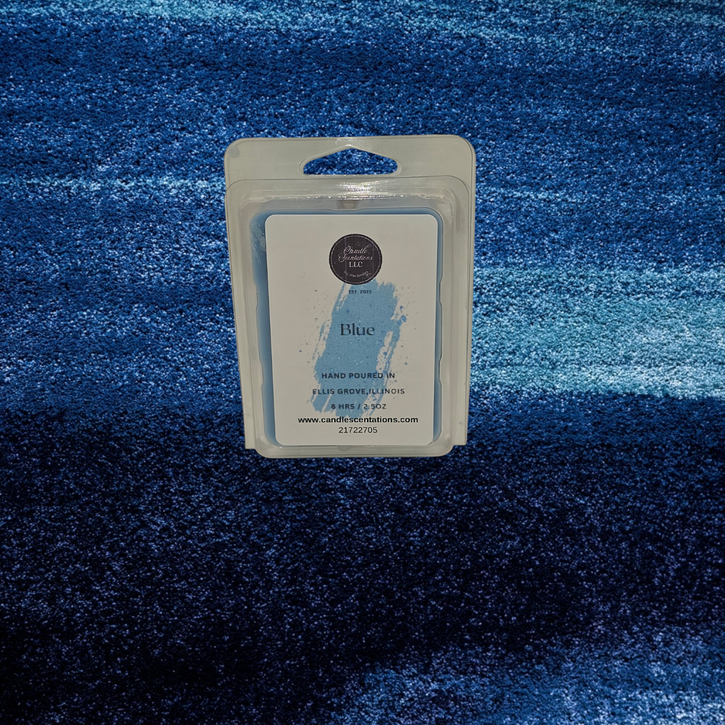 Blue 2.5oz. Wax Melt