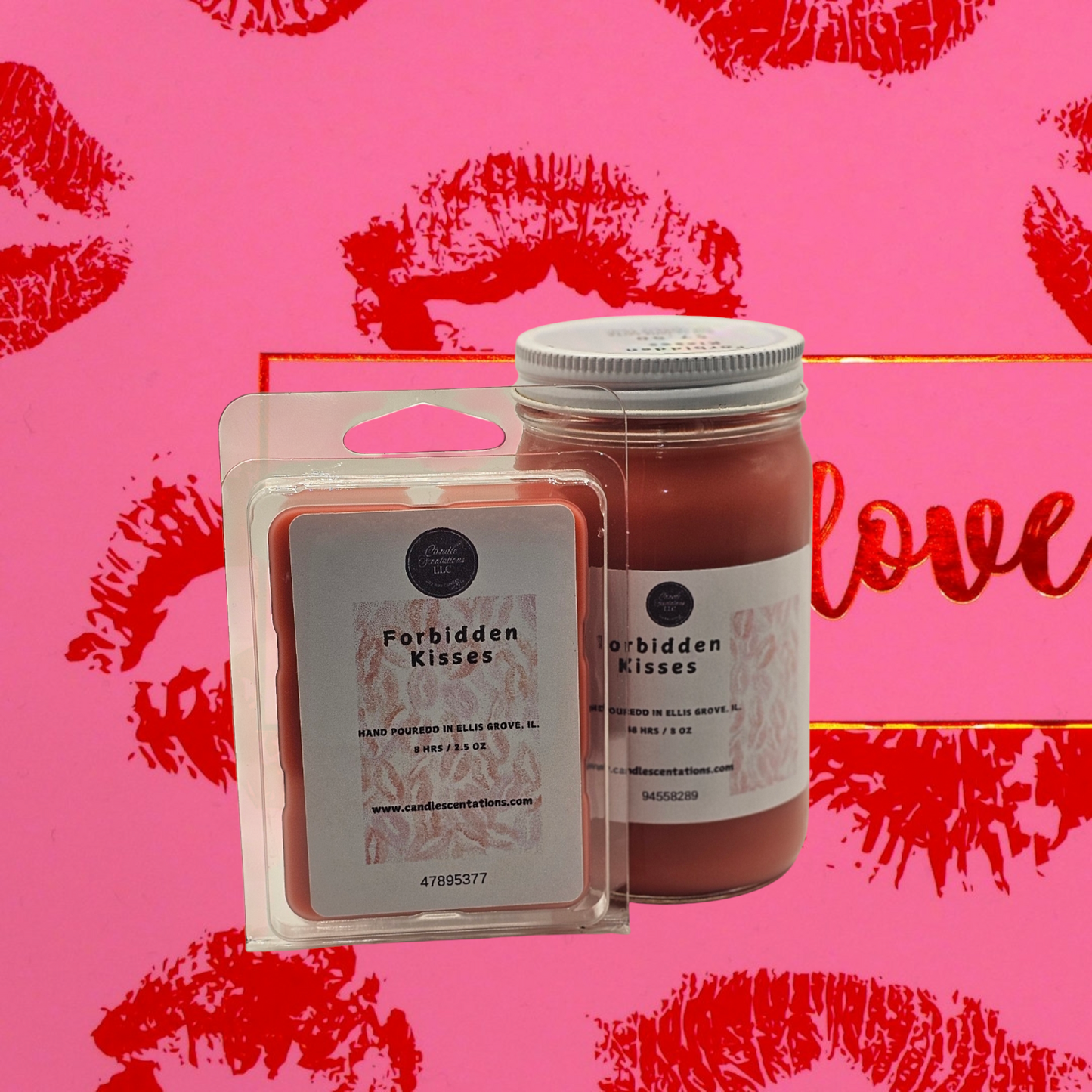 Forbidden Kisses 2.5oz Wax Melt