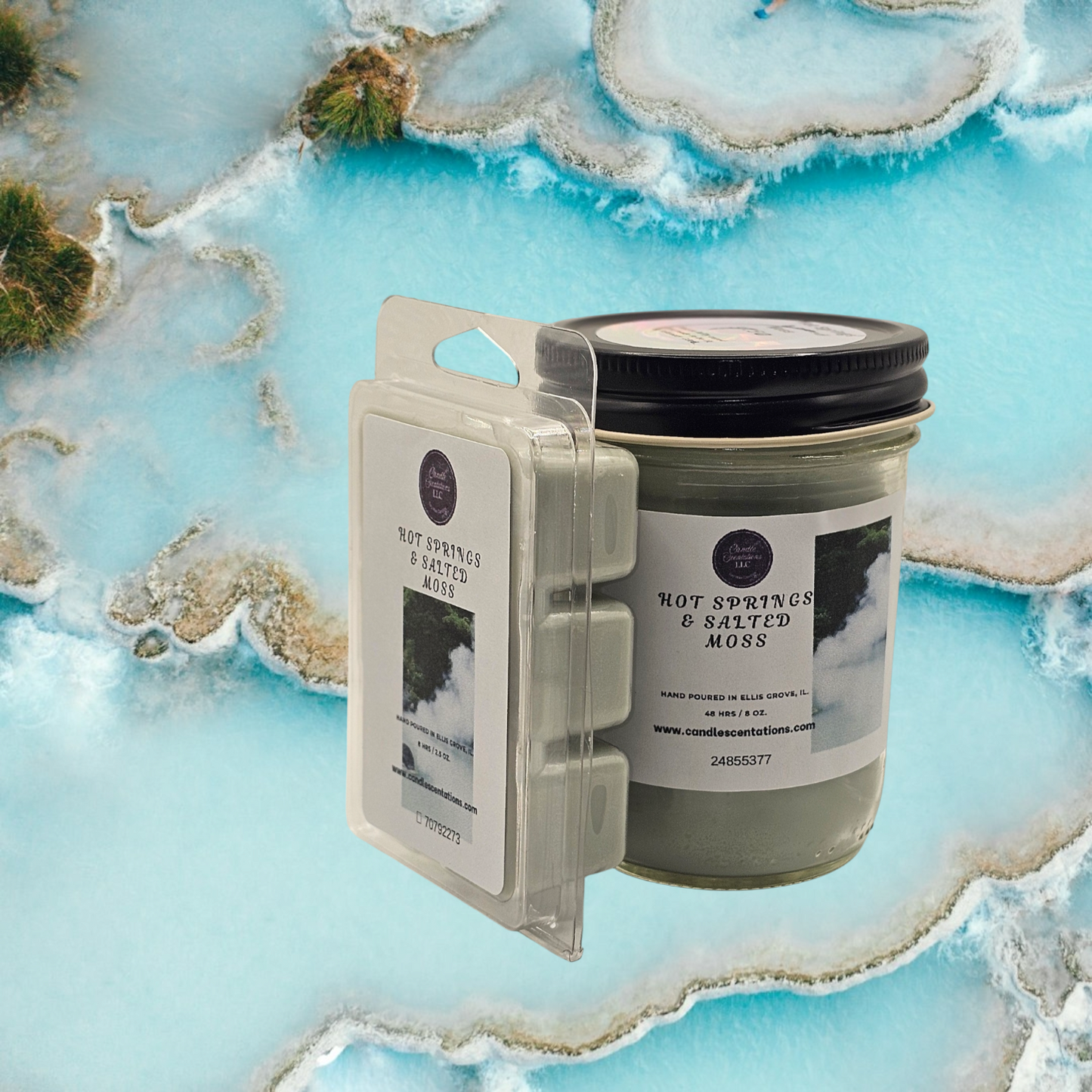 Hot Springs & Salted Moss 8 oz. Candle