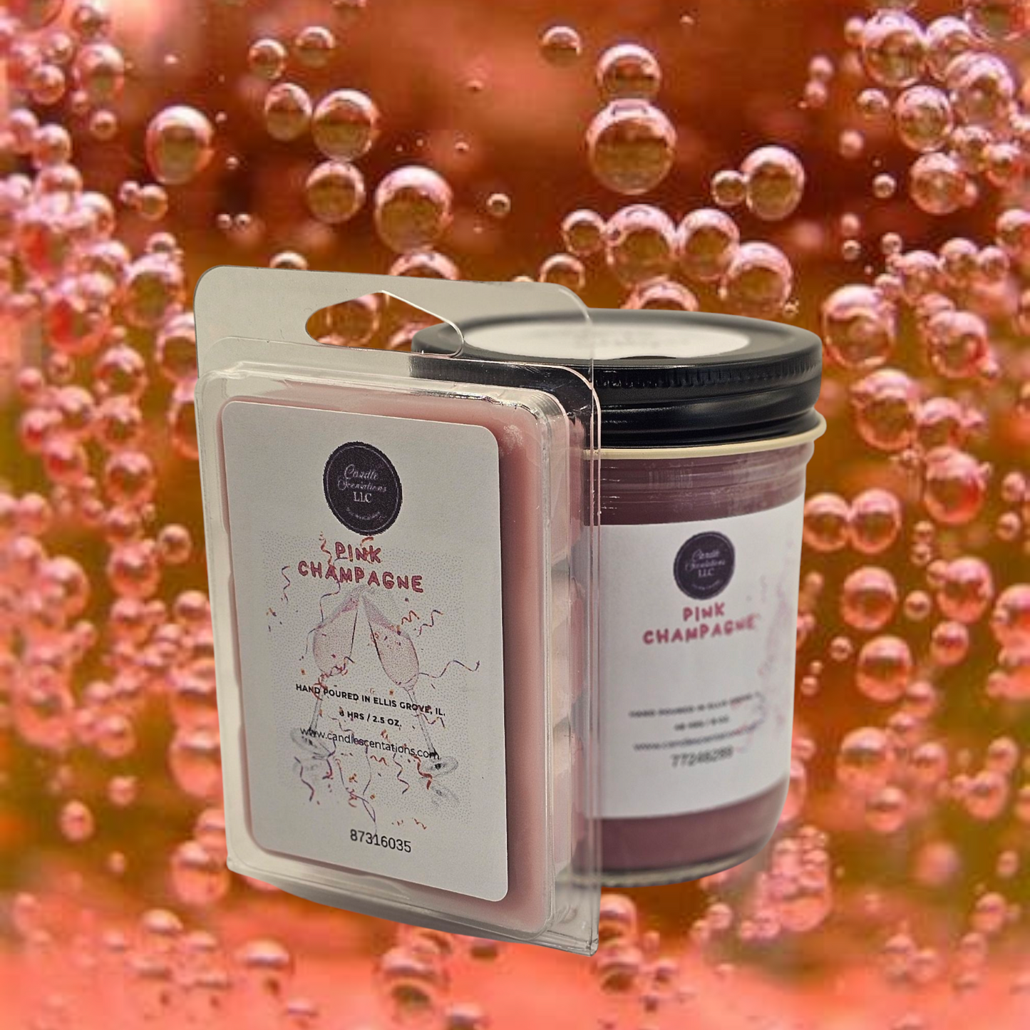 Pink Champagne 8oz. Candle