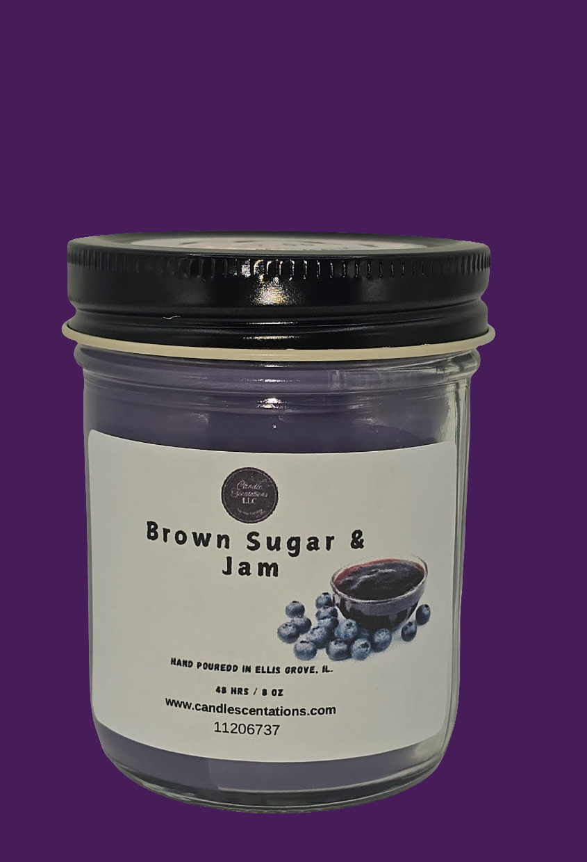 Brown Sugar & Jam 8oz. Candle