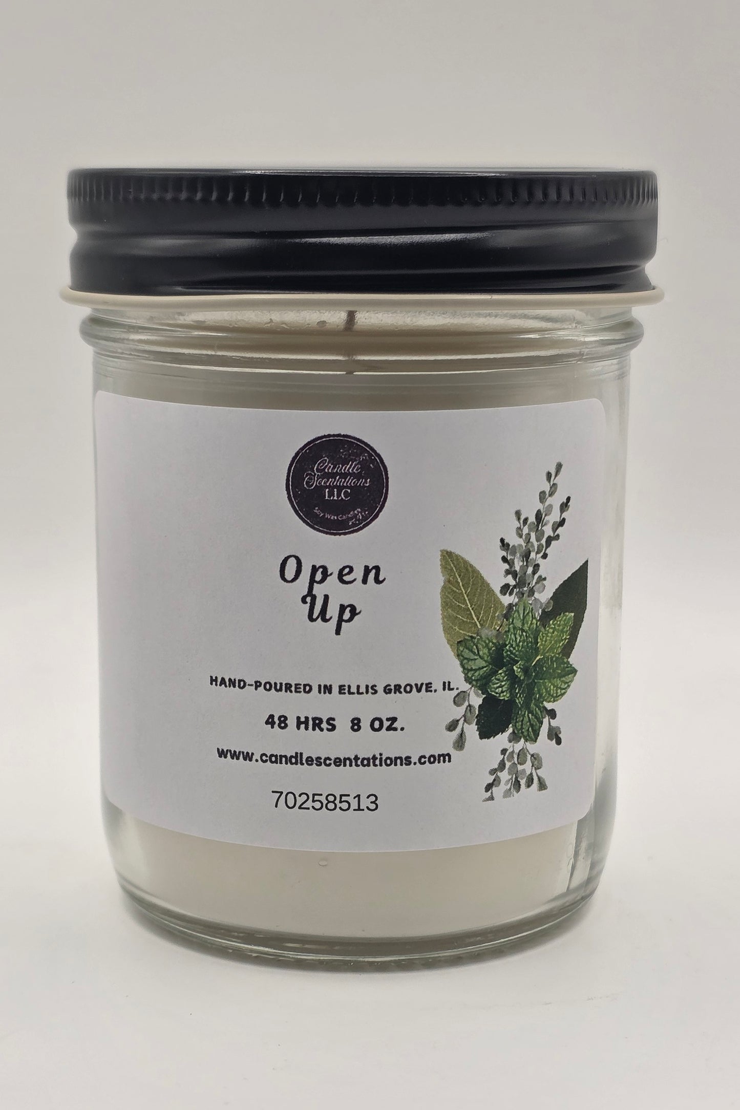 Open up 8 oz. Candle