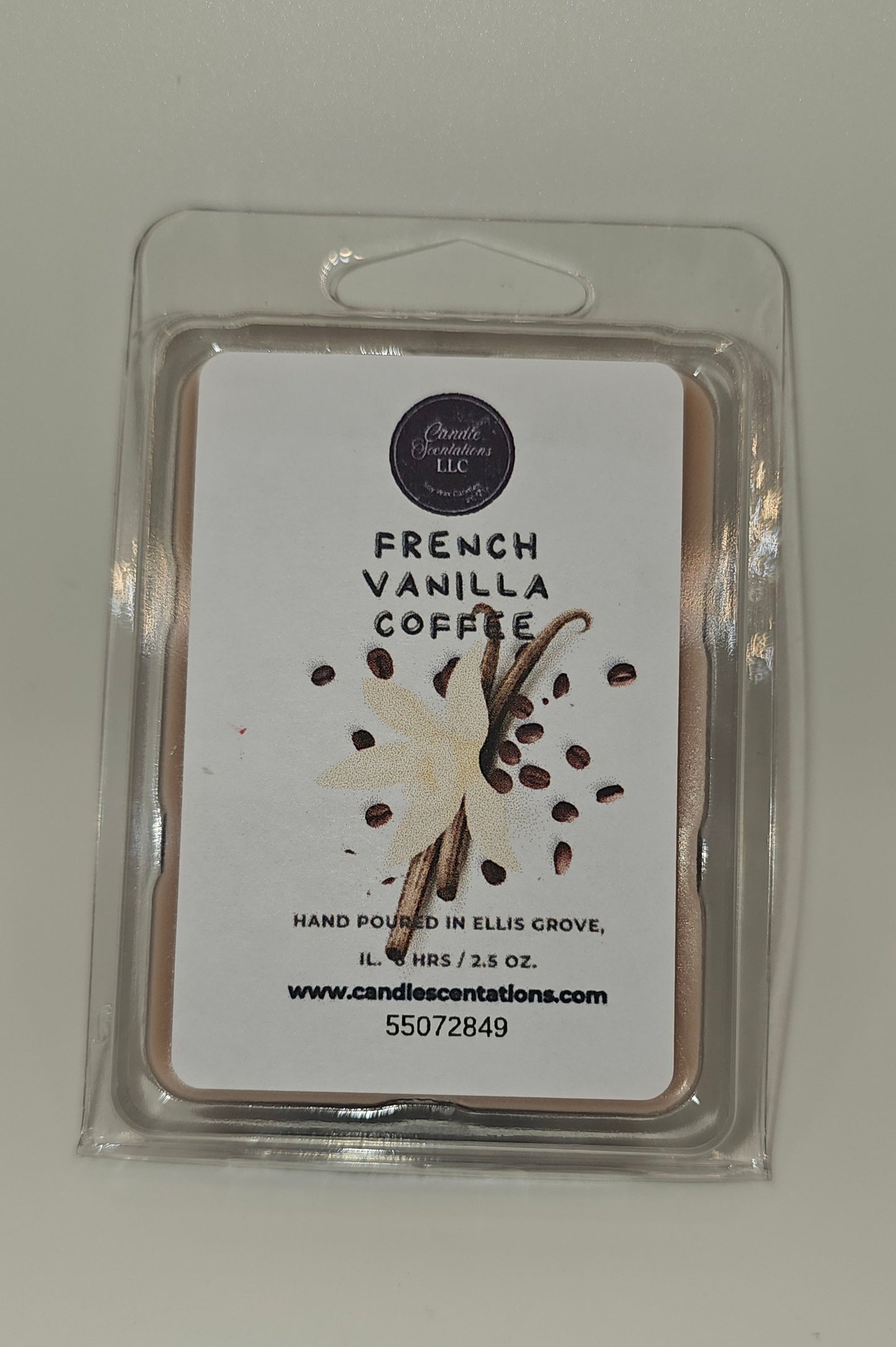 French Vanilla Coffee 2.5 oz. Wax Melt