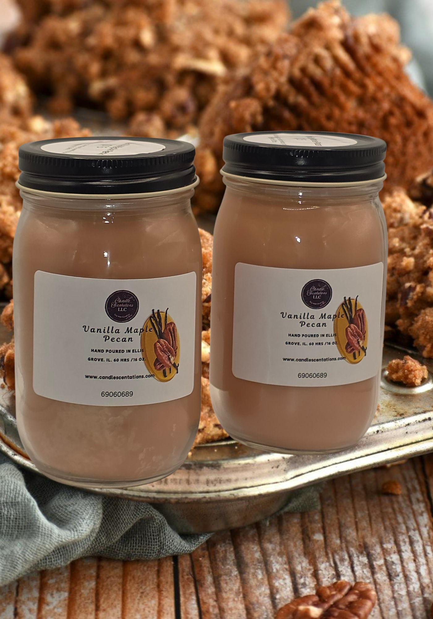 Vanilla Maple Pecan 16 oz. Candle