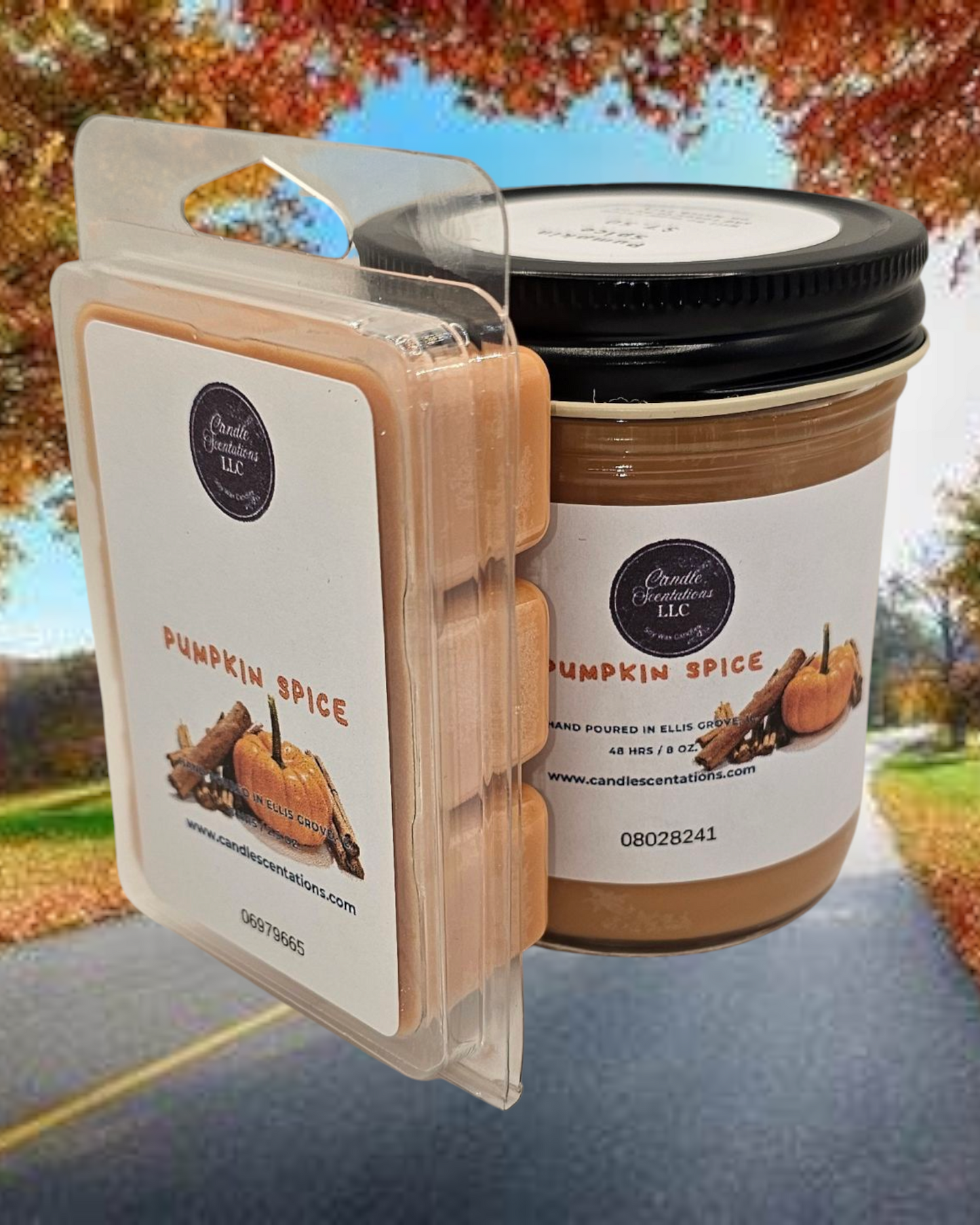 Pumpkin spice 8 oz. Candle