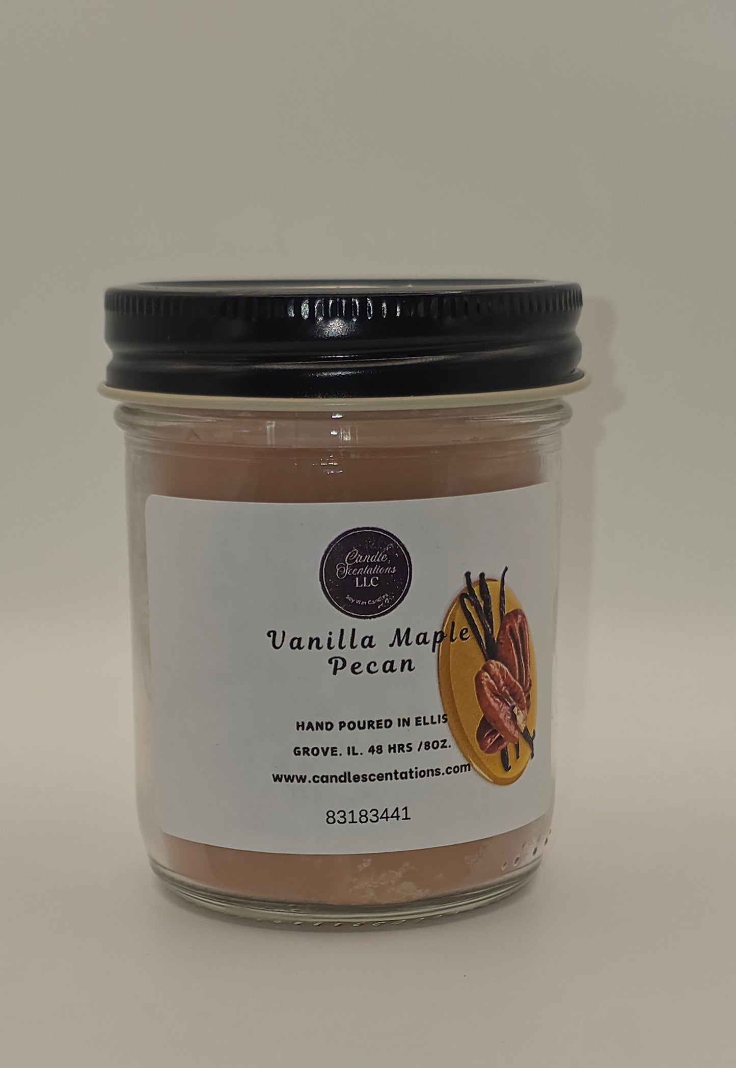 Vanilla Maple Pecan 8oz. Candle