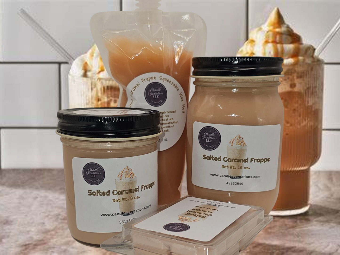 Salted Caramel Frappe 8 oz. Squeezable Wax Melt