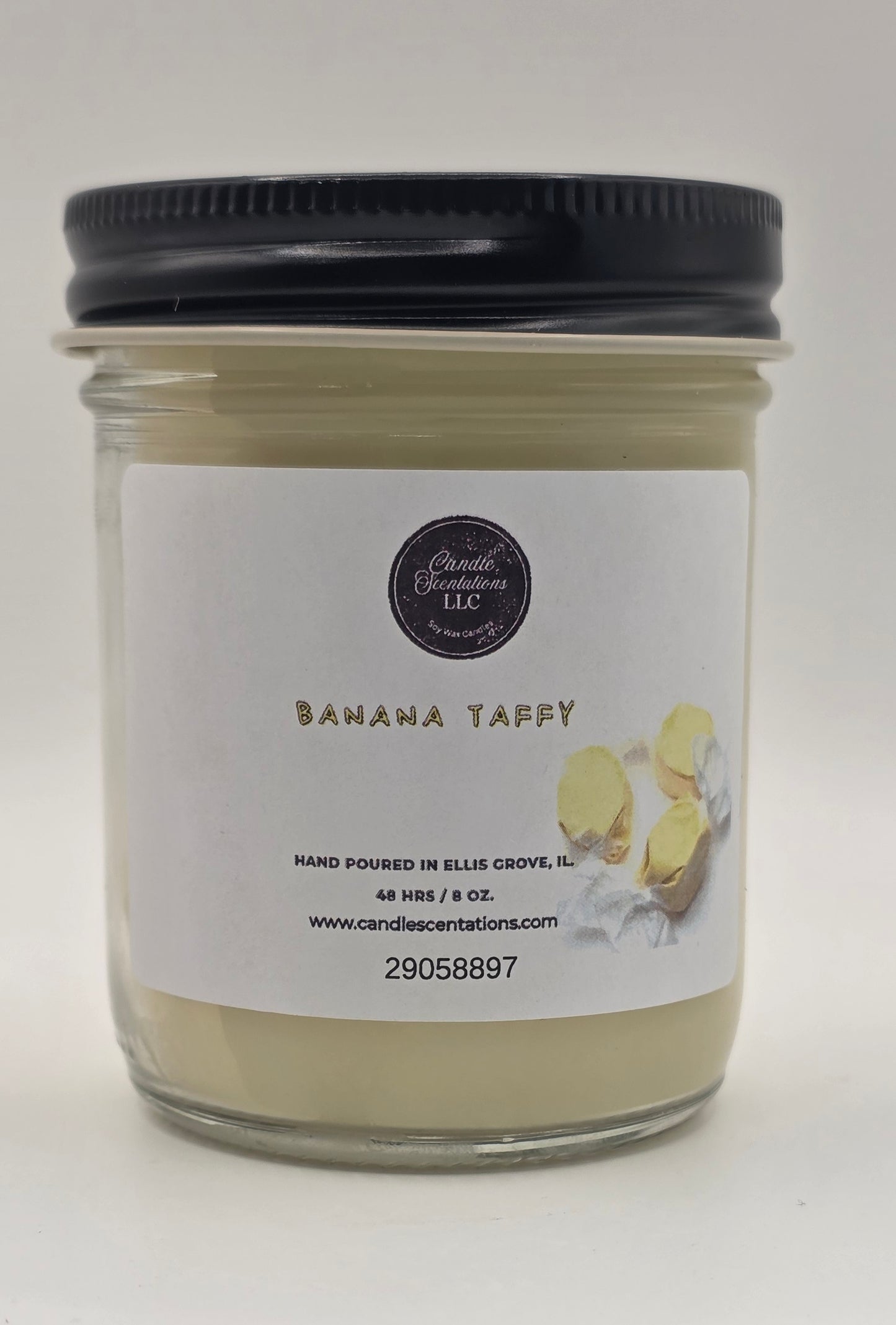 Banana Taffy 8 oz. Candle