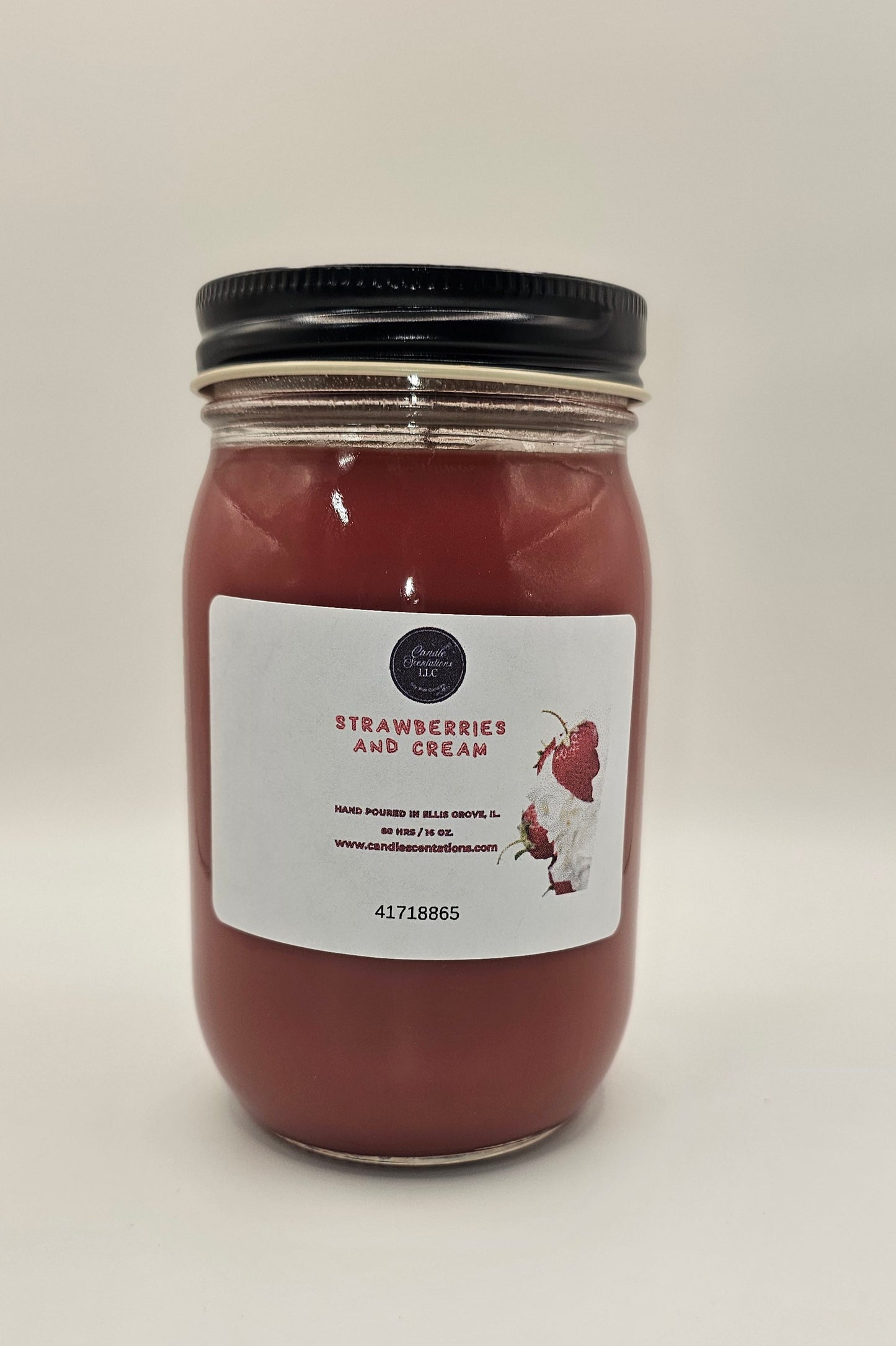 Strawberries and Cream 16 oz. Candle
