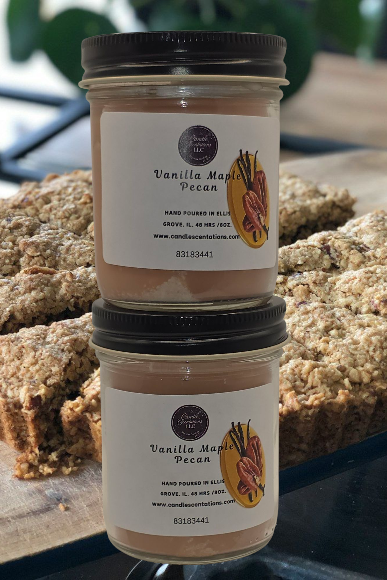 Vanilla Maple Pecan 8oz. Candle