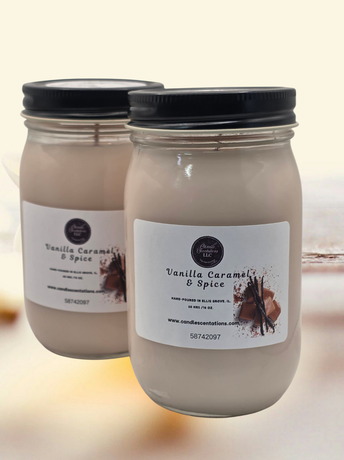 Vanilla Caramel & Spice 16oz. Candle