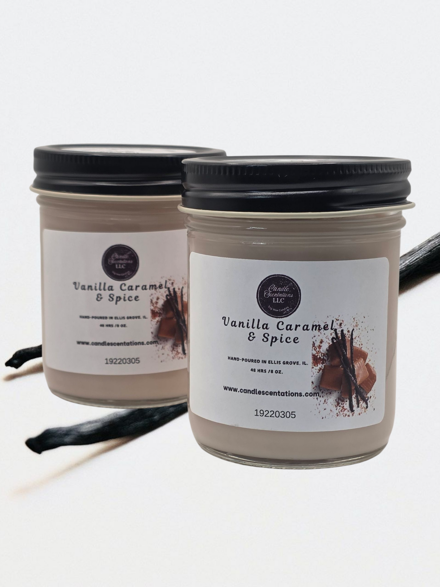 Vanilla Caramel & Spice 8 oz. Candle