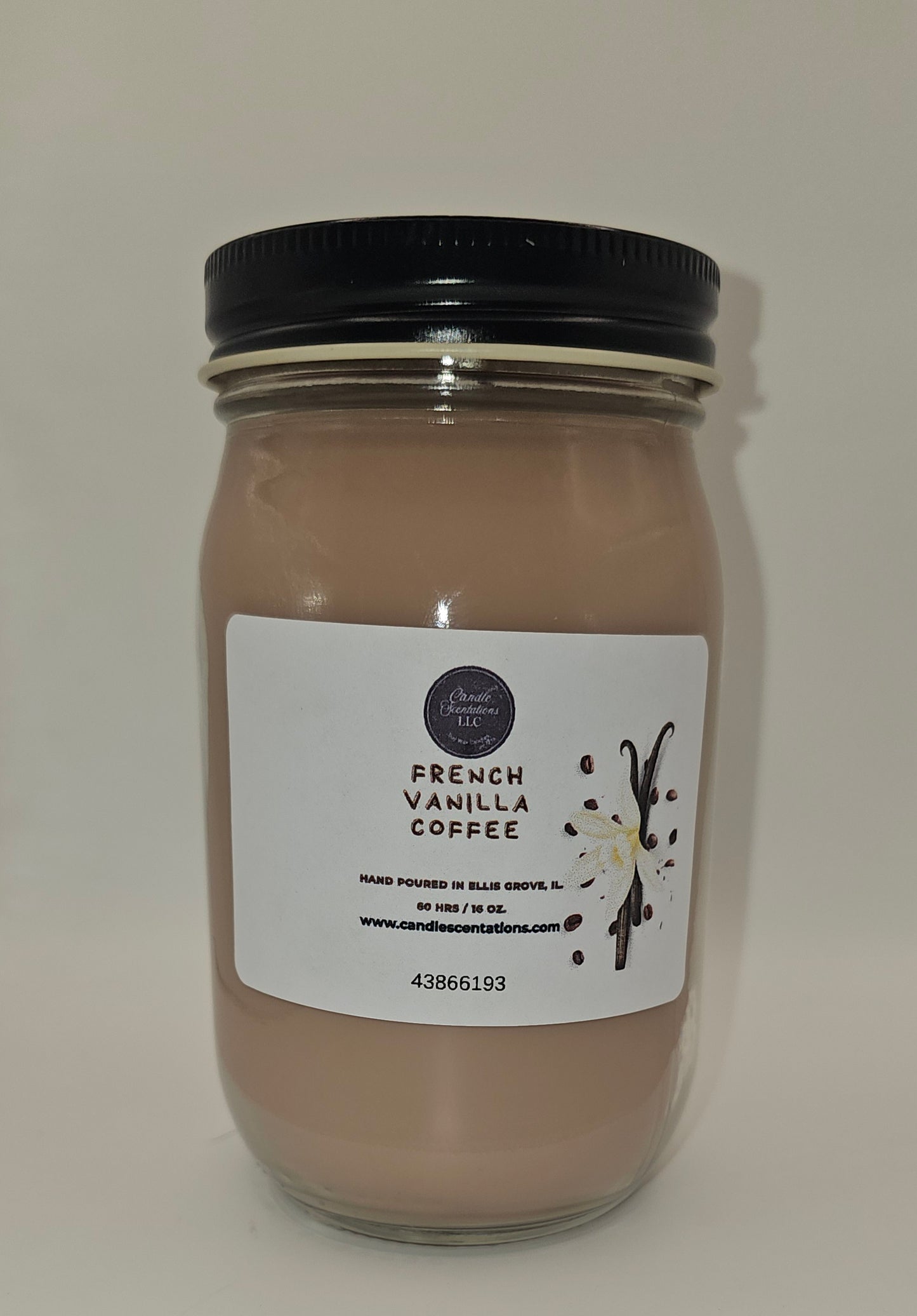 French Vanilla Coffee 16 oz. Candle