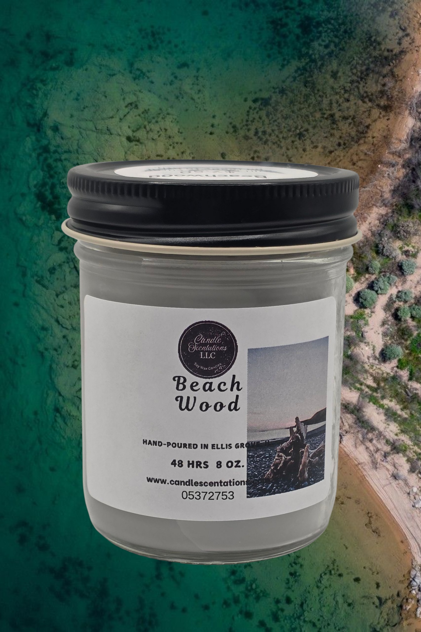 Beach Wood 8oz. Candle