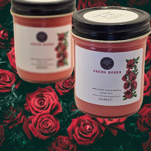 Fresh Roses 8oz. Candle