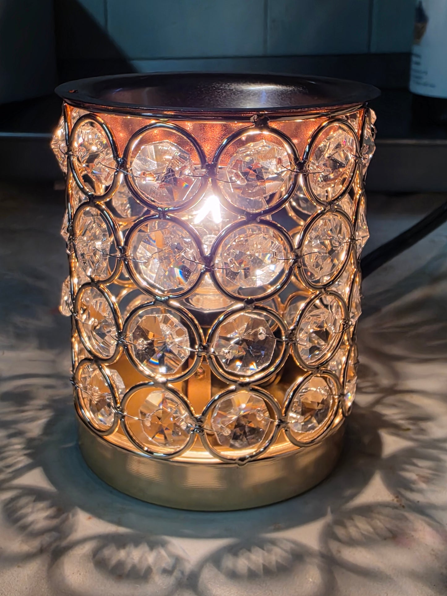 Round Crystal Wax Warmer