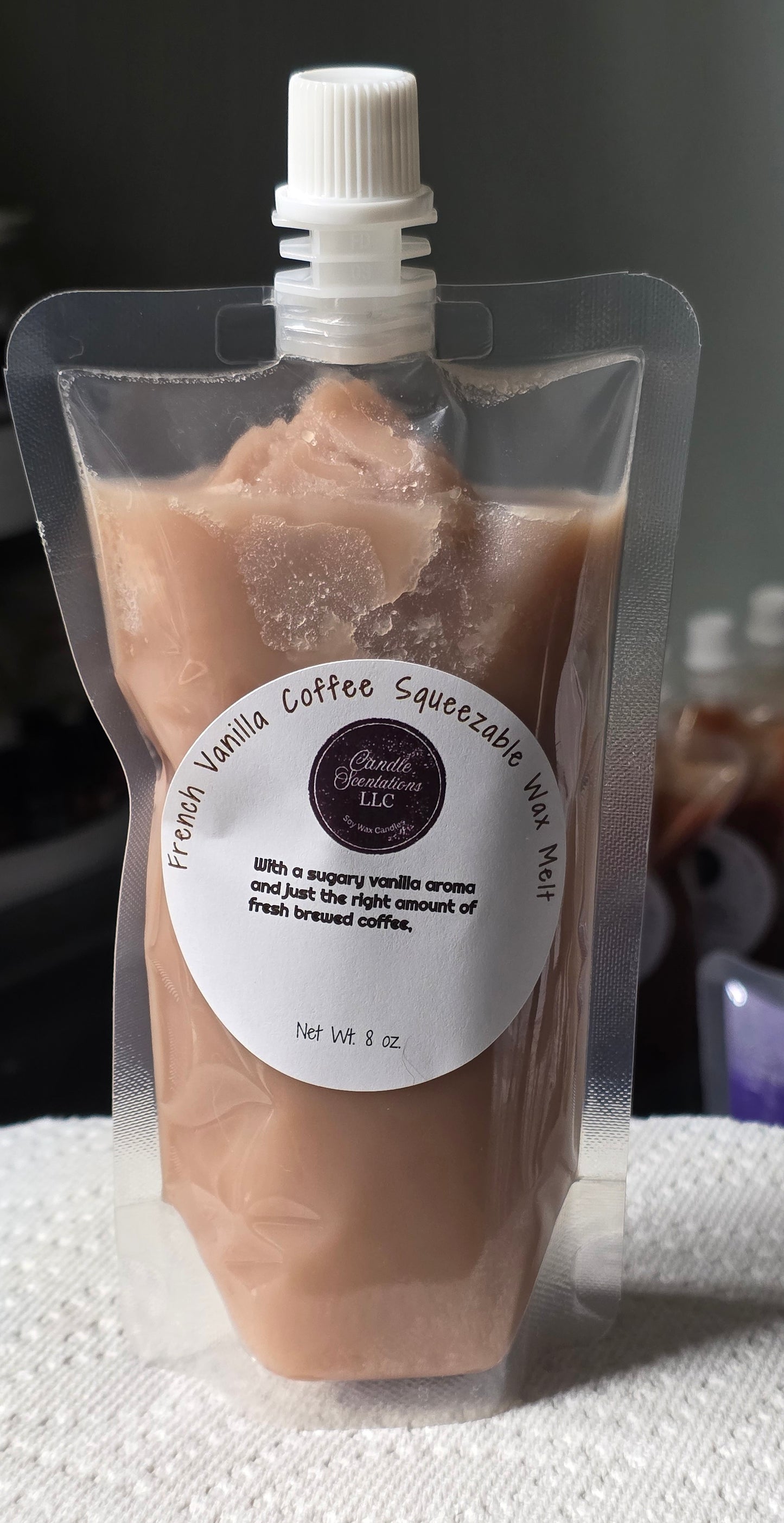 French Vanilla Coffee 8 oz. Squeezable Wax Melt