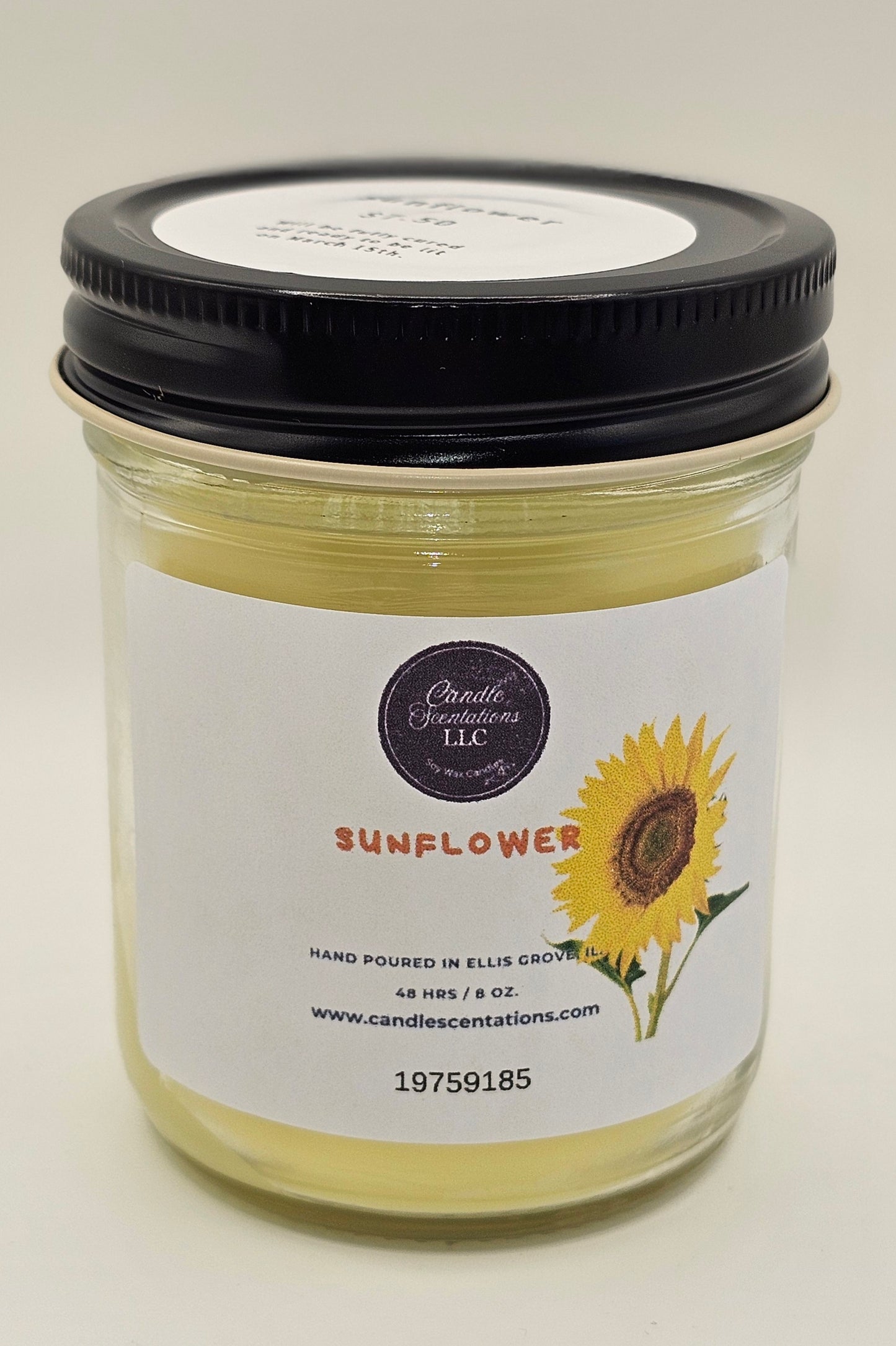 Sunflower type 8oz. Candle