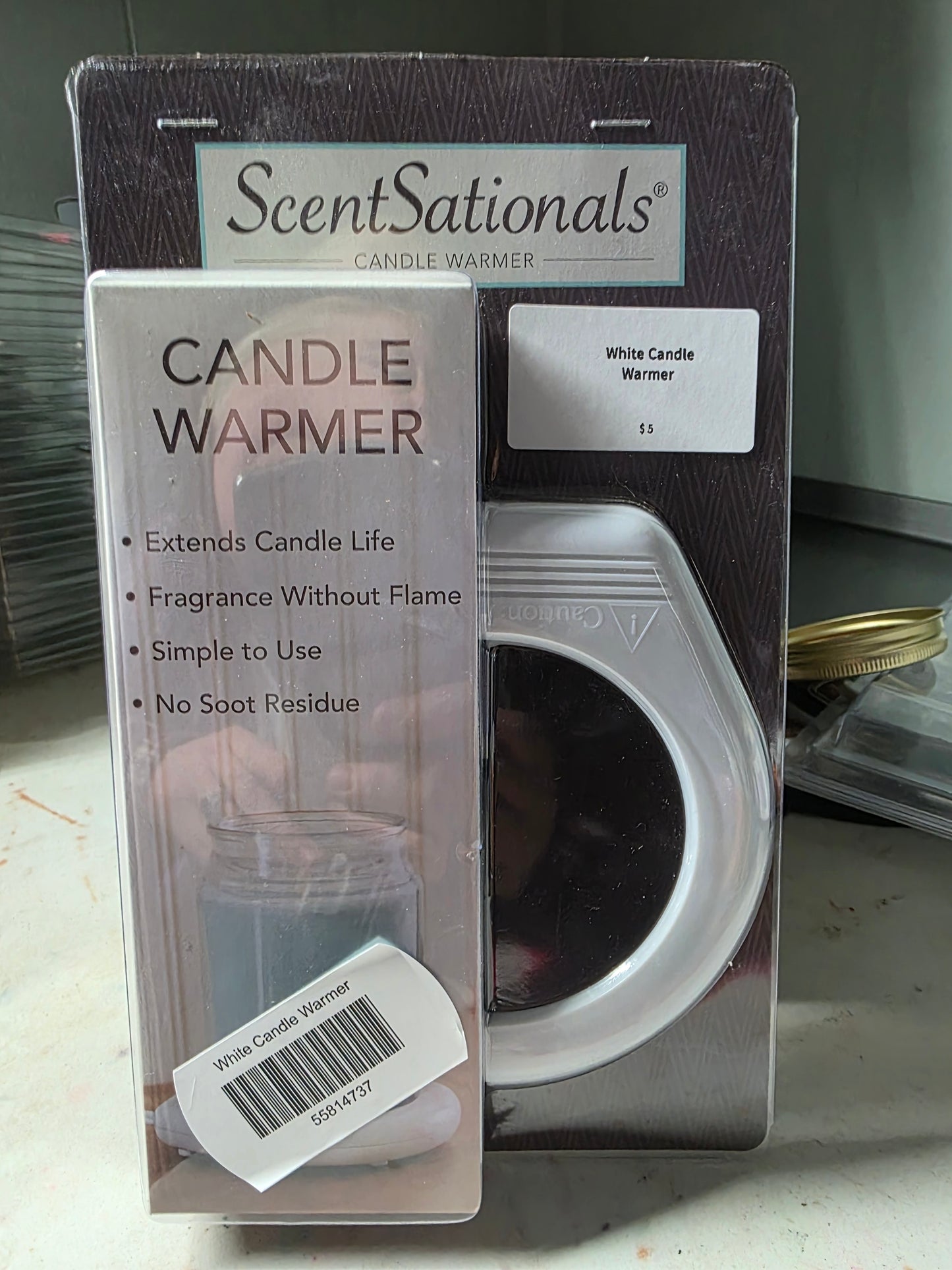 White Candle Warmer