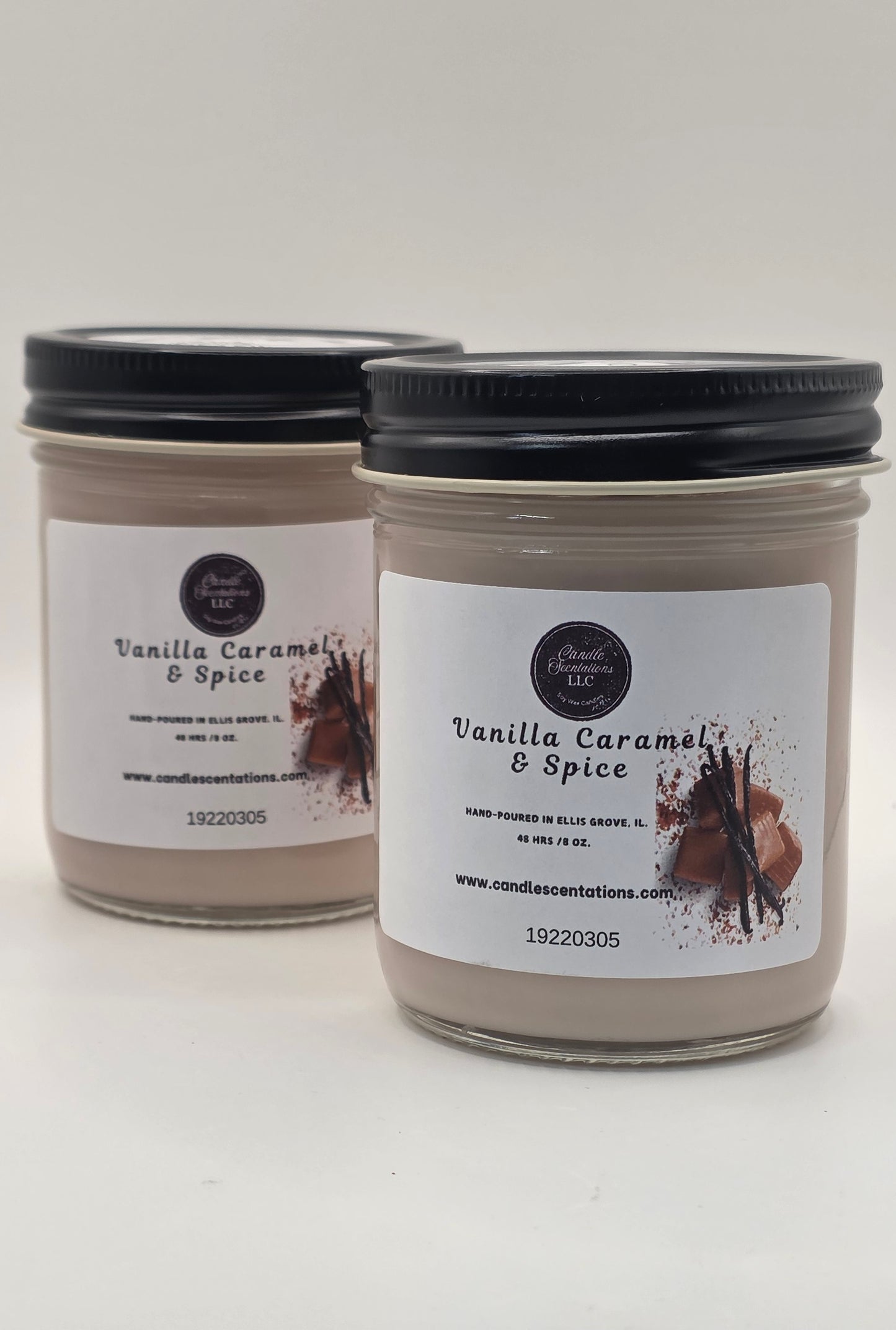 Vanilla Caramel & Spice 8 oz. Candle