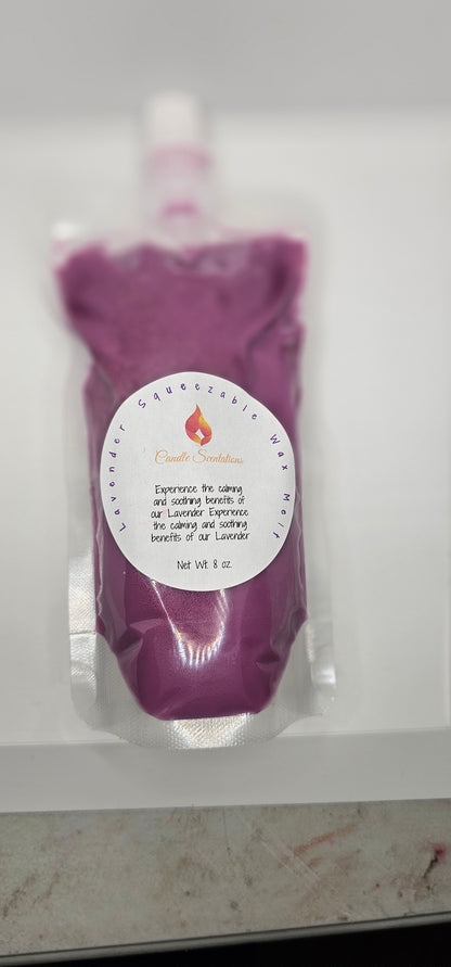 Lavender Squeezable Wax Melt 8 oz. - Candle Scentations