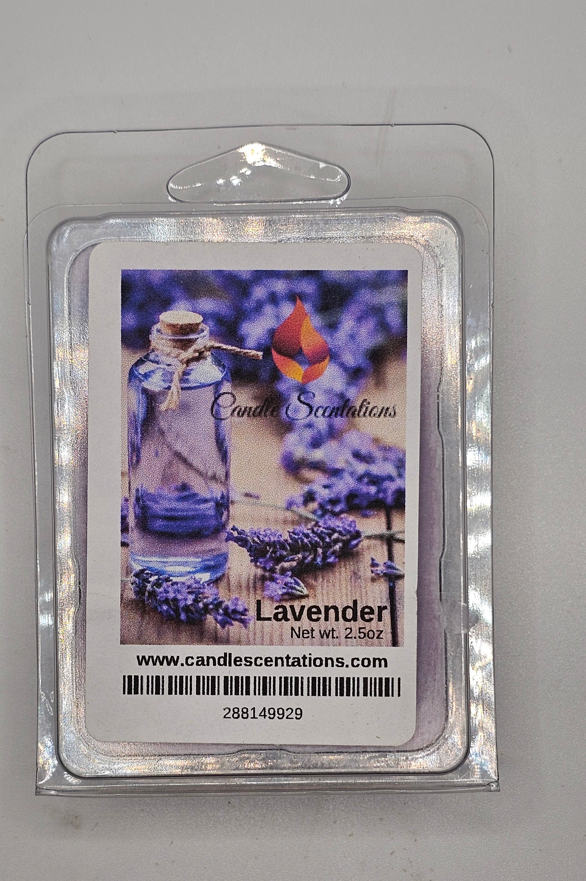 Lavender 2.5oz. Wax Melt - Candle Scentations