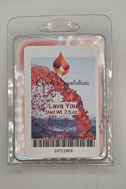Lava You 2.5oz. Wax Melt - Candle Scentations