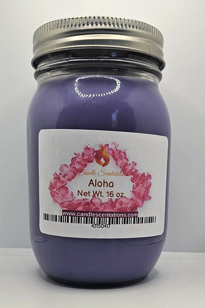 Aloha 16 oz. Candle - Candle Scentations
