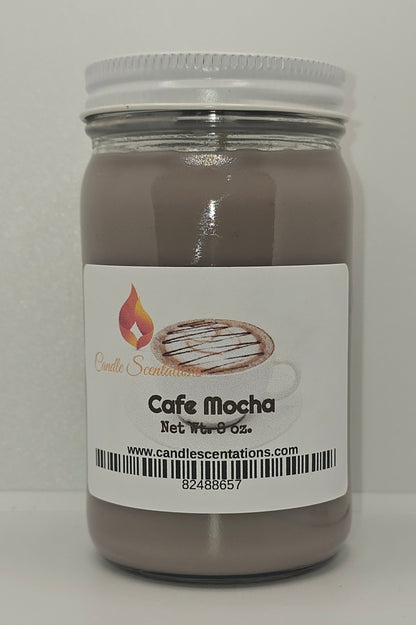 Cafe Mocha 8 oz. Candle