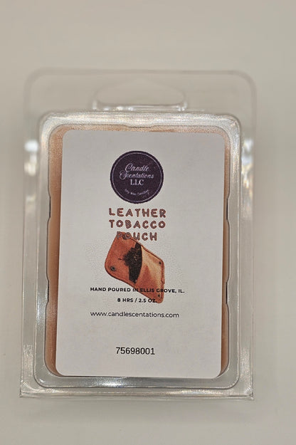 Leather Tobacco Pouch 2.5oz. Wax Melt
