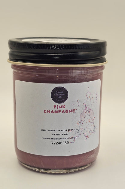 Pink Champagne 8oz. Candle