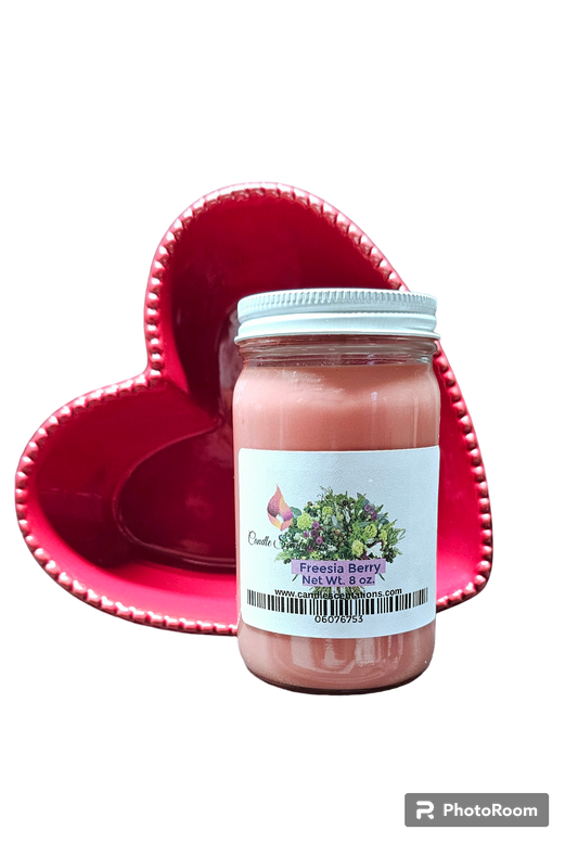 Freesia Berry 8 oz. Candle - Candle Scentations