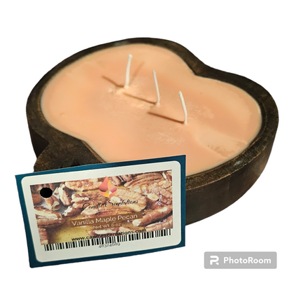 Vanilla Maple Pecan Pumpkin Dough Bowl 6oz. - Candle Scentations