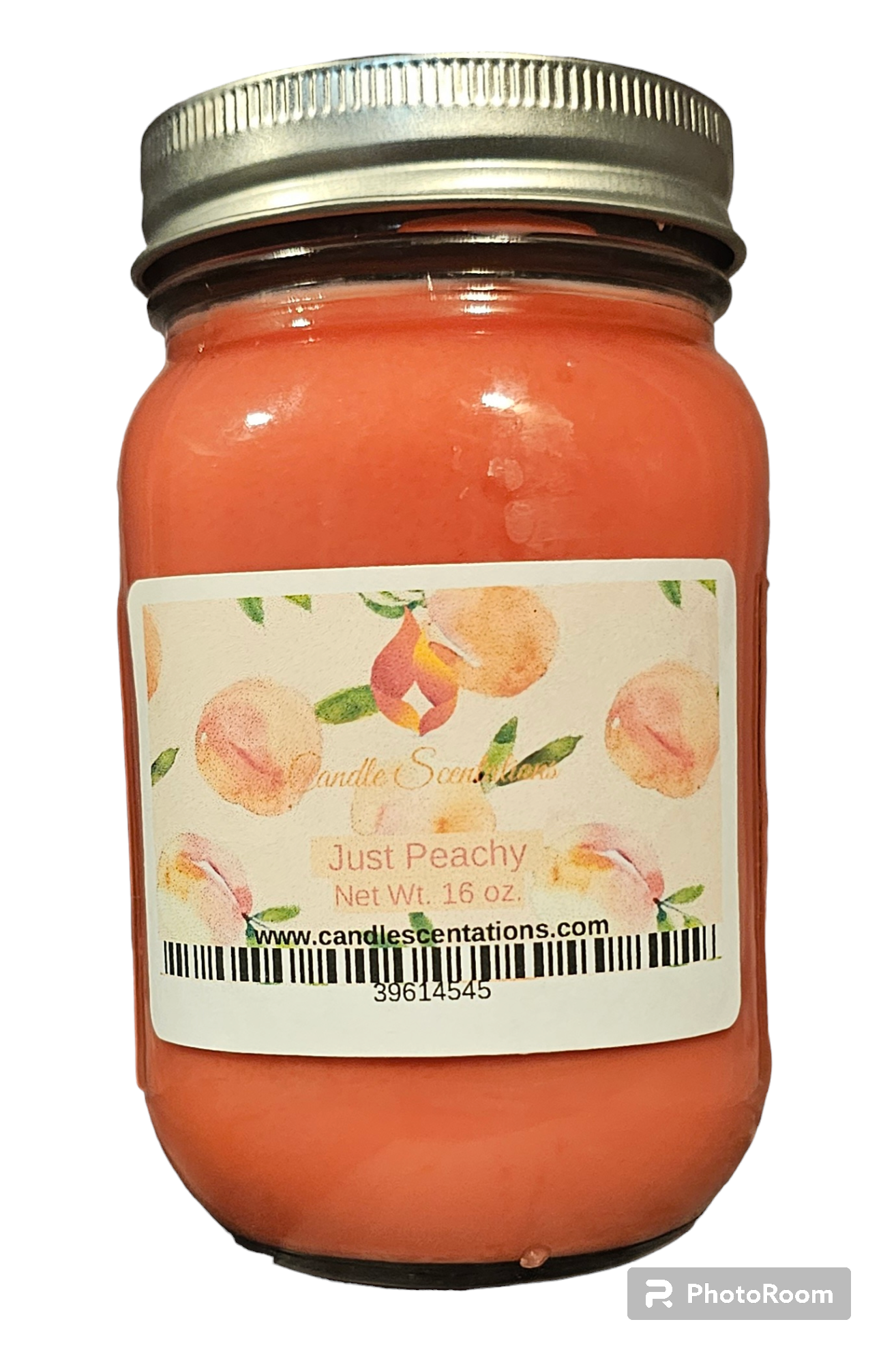 Just Peachy 16 oz. Candle - Candle Scentations