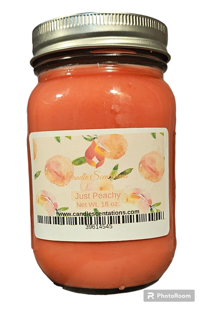 Just Peachy 16 oz. Candle - Candle Scentations