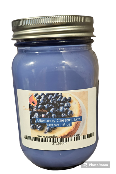 Blueberry Cheesecake 16oz. Candle - Candle Scentations