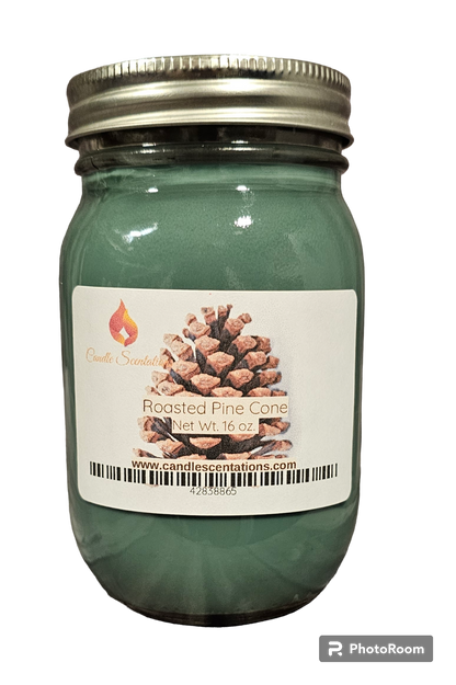 Roasted Pine Cone 16oz. Candle - Candle Scentations